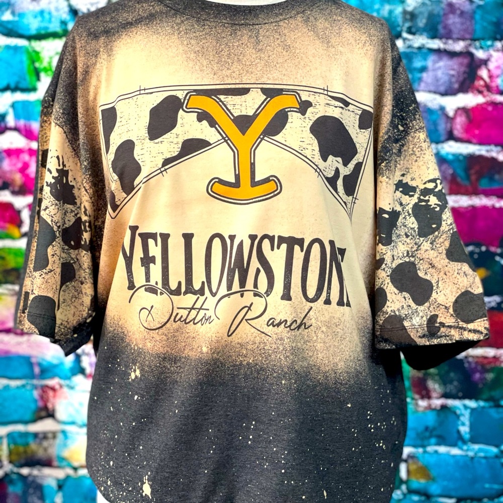 Yellowstone bleached tee